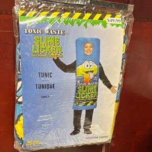 Toxic Waste Slime Licker Costume for Kids - Blue and Yellow